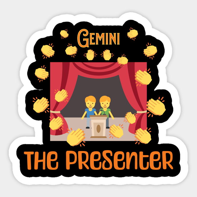The characters of the zodiac: Gemini Sticker by Ludilac